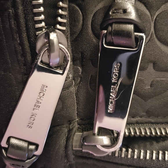 ⭐️MICHAEL KORS TOBY MEDIUM BLACK SUEDE LEATHER BACKPACK - Picture 5 of 15